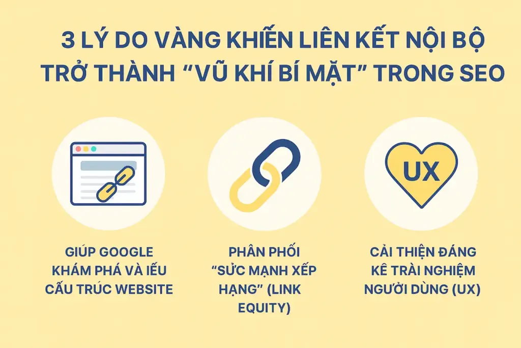 3 yếu tố quan trọng để xây dựng liên kết nội bộ